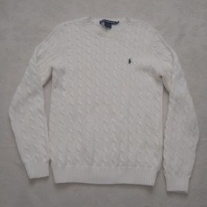 Ralph Lauren cable knit pony sweater